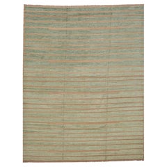 Tappeti marocchini Afghanistan Circa 1990 - Lana Marrone Verde Design - 98439