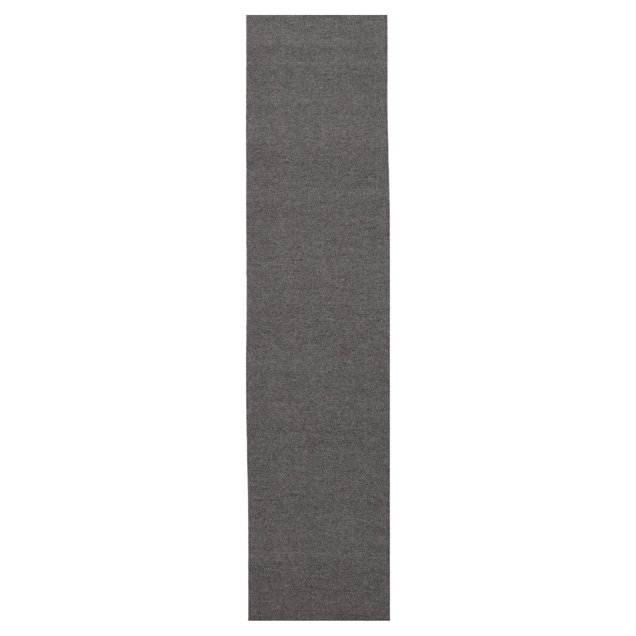 Indien Indien Läufer Teppich CIRCA 1990 - Wolle Brown Design - 99120