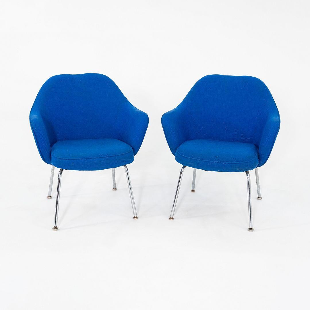 1960s Paire de fauteuils de direction à dossier complet Eero Saarinen, Model No 68 UPC en vente