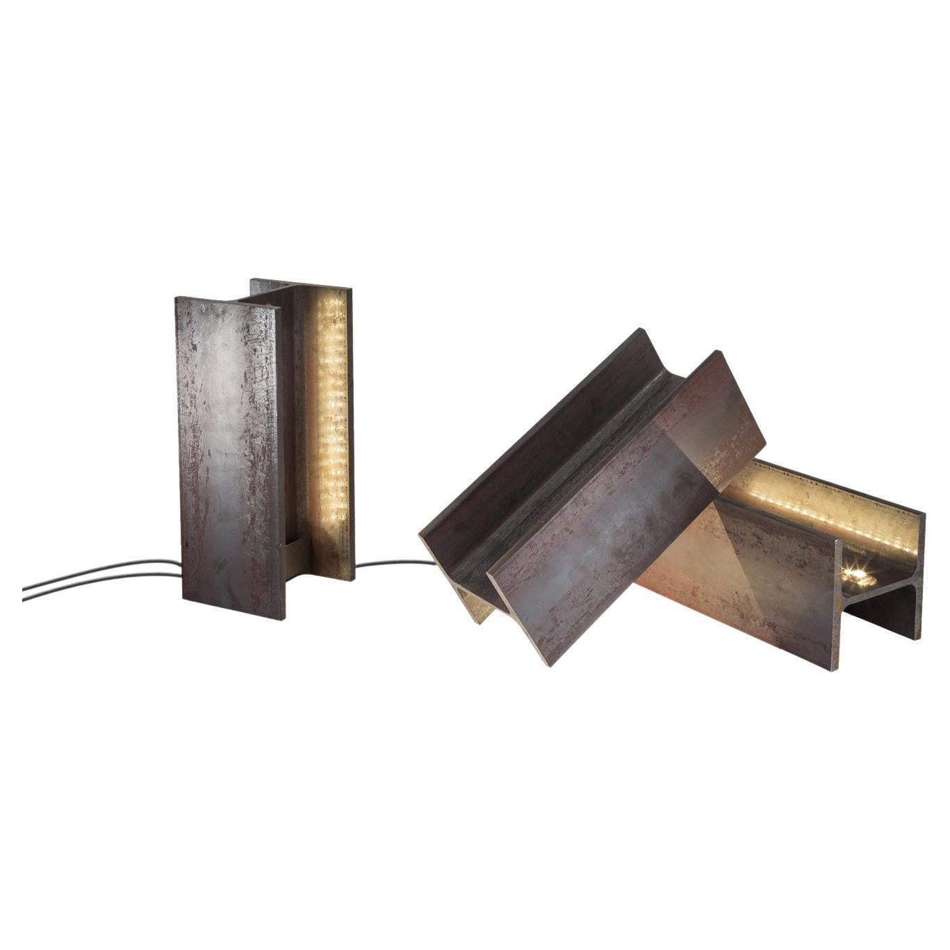 NEMO ‘Mais Plus Que…’ Indoor Table Lamp in Raw Metal – LED 2700K