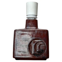 Vintage Danish Ceramic Table Lamp from Desiree Stentoj, 1970s