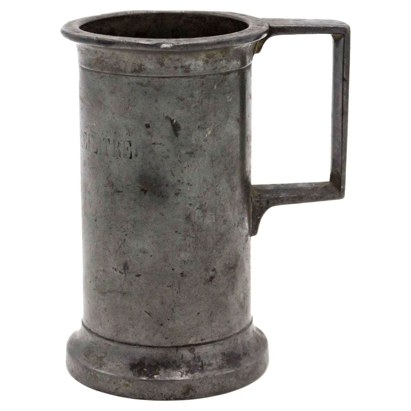 Antique English Renaissance Pewter Tankard, 20th Century Serveware