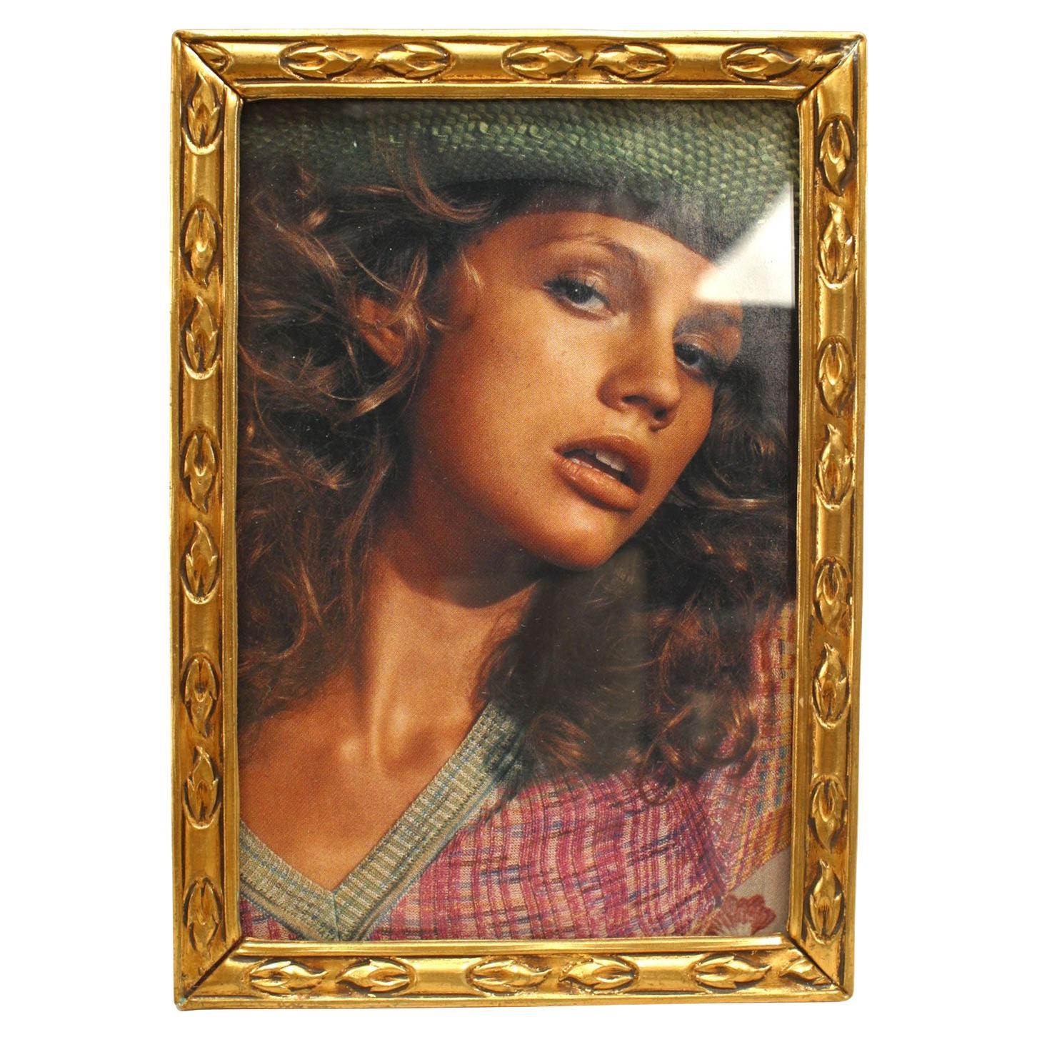 Art Deco Brass Picture Frame