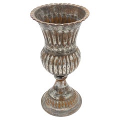 Set of 5 English Renaissance Style Copper and Silver Chalices