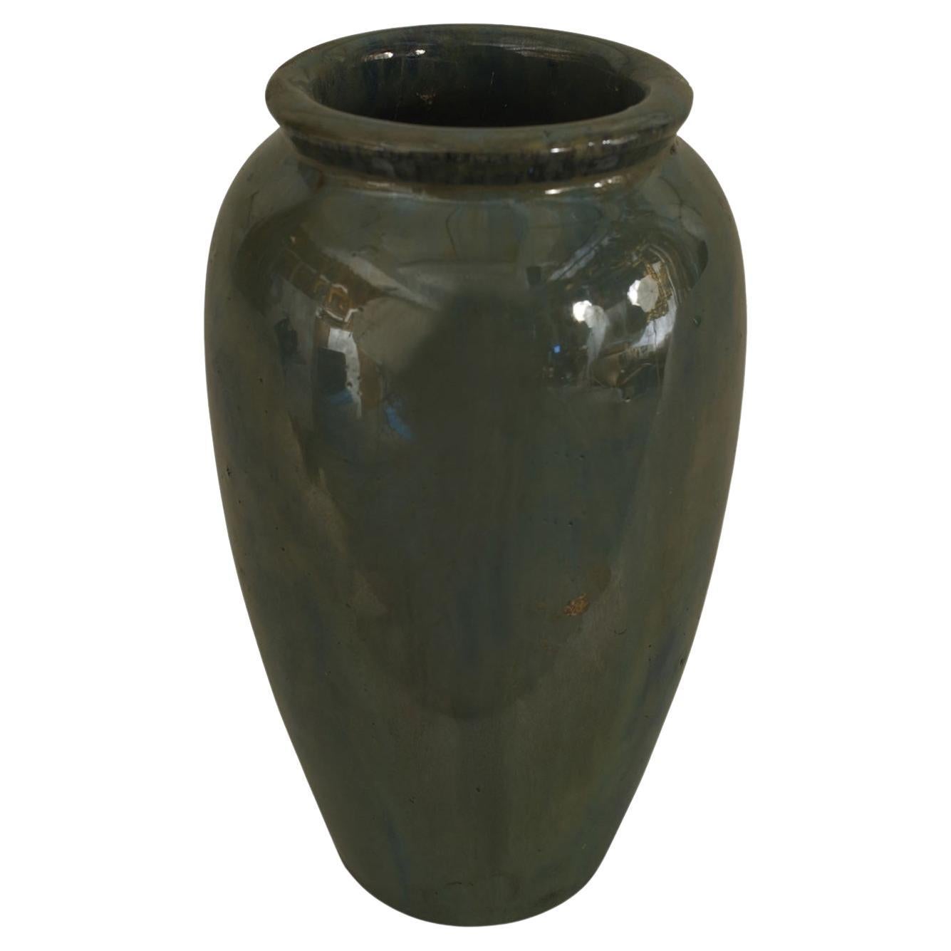 American Mission Green Ceramic Vase