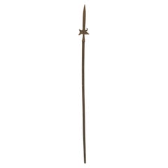 Hallebarde en bois et en fer de style Renaissance anglaise