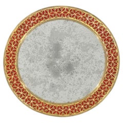 Hollywood Regency Mirror with Tikira Mosaic Frame