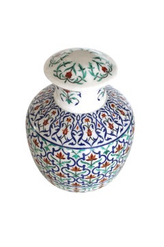 Skulpturale Marmorvase, Mogul-Pachchi-Kari-Stein
