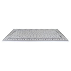 Art Deco Dining Table Top, Mughal Lotus Stone