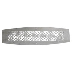 Luxury Linear Chandelier, White Marble Geometric