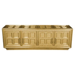 Contemporary Credenza, Brass Coffre Design
