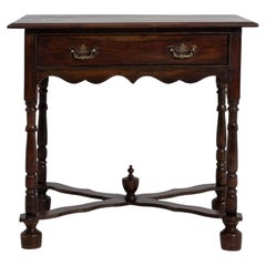 William And Mary Side Table In Original Patina