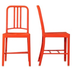 2025 Pair of Coca Cola for Emeco 111 Navy Chairs in Persimmon