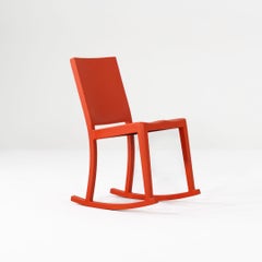 2025 Philippe Starck for Emeco Hudson Rocking Chair in Powder Coated Red Orange