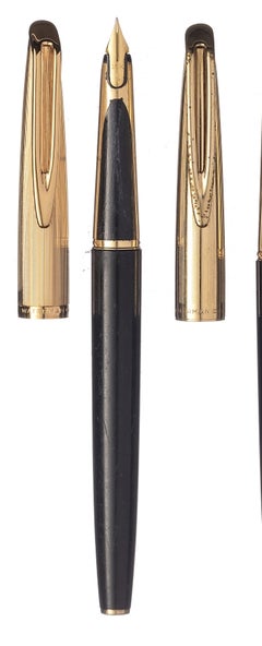 Pens - Two Waterman pens with foil