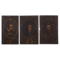 Painting - King Ferdinand I; King Alonso XI and Montes - 19th Century