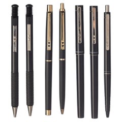 Pens - Six matte paper pens and mechanical pencils