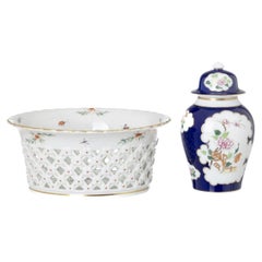 Porcelain - Jar with lid and fruit bowl - Vista Alegre
