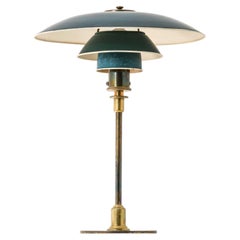 Lámpara de mesa «Danish Modern PH-4/3» en latón y cobre, diseñada por Poul Henningsen, 1927
