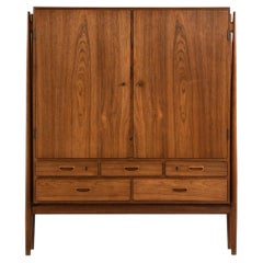 Meuble de style « Mid-Century Modern » en bois de rose, par Niels Vodder, années 1950