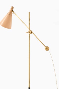Prototyp der Stehlampe K10-11 aus Messing und Lack von Tapio Wirkkala, 1950er Jahre