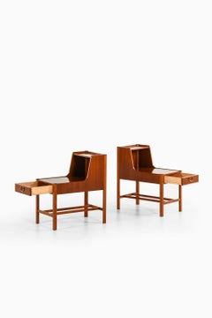 Pair of Scandinavian Modern Bedside Tables in Mahogany by David Rosén, 1954