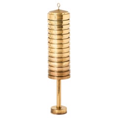 Stehlampe „Scandinavian Modern G-81“ aus Messing von Hans-Agne Jakobsson AB, 1950er Jahre