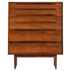 Schreibtisch im Mid-Century-Modern-Stil aus Rosenholz von Ib Kofod-Larsen, 1960er Jahre