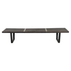 1950s George Nelson for Herman Miller Ebonized Bench 72"