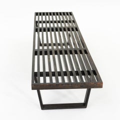 1950s George Nelson for Herman Miller Ebonized Bench 72"
