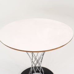 1960s Isamu Noguchi for Knoll Cyclone Dining Table in White Laminate 36"