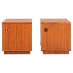 1960s Pair of Jydsk Mobelindustri Danish Nightstands in Teak
