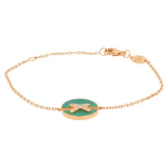 18K RG Chaumet Jeux De Liens Harmony Malachite Bracelet