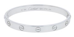 18K WG Cartier Love Bangle