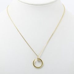 Cartier Juste un Clou Nail Diamond 18K Yellow Gold Pendant Necklace