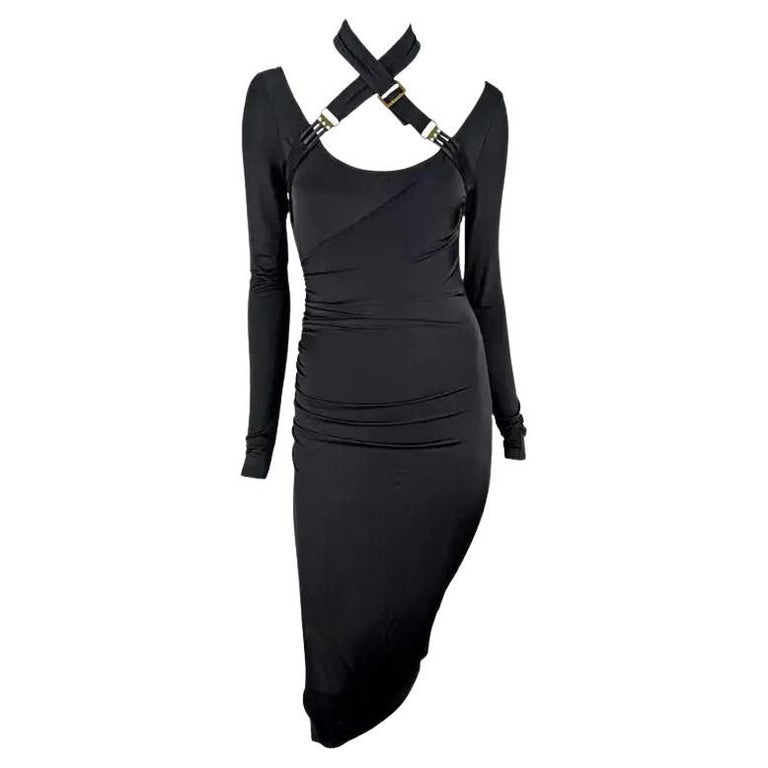 shein plus size bodycon dresses AGNES Black Bodycon Stretch Dress by RUDSAK main image 1