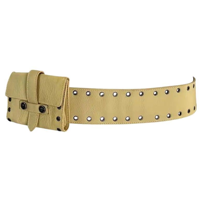 What are belts with bags called?