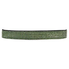 F/W 2000 Dolce & Gabbana Rhinestone Green Rhinestone Belt not listed