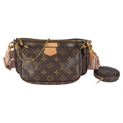 Louis Vuitton Rose Ballerine Monogram Canvas Multi Pochette Accessories