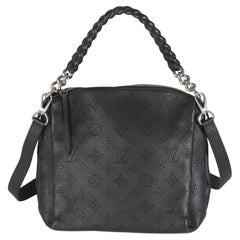 Louis Vuitton Schwarz Monogram Mahina Babylone BB