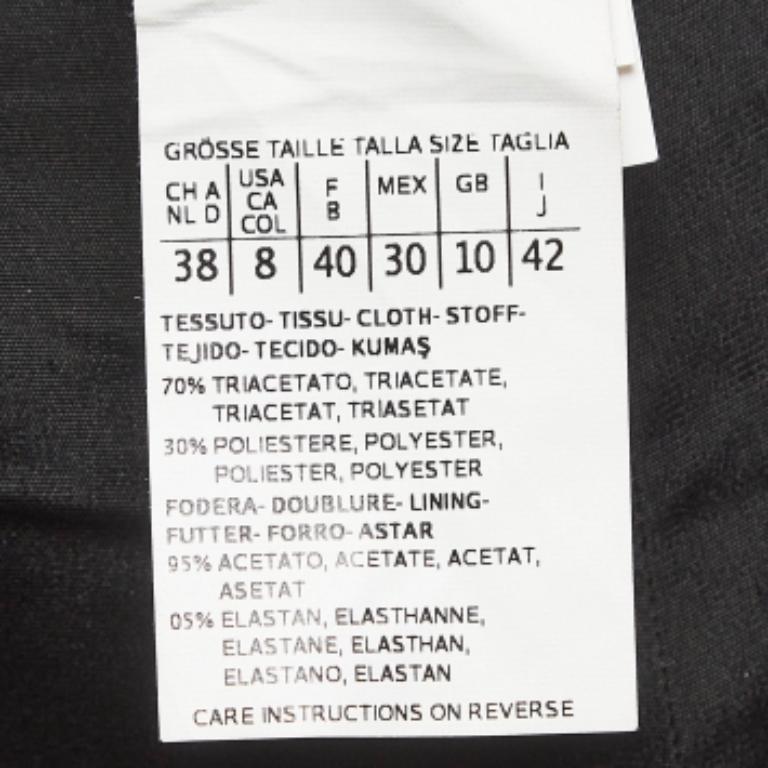 Nero Max Mara Pantaloncini neri in crepe a vita alta M in vendita