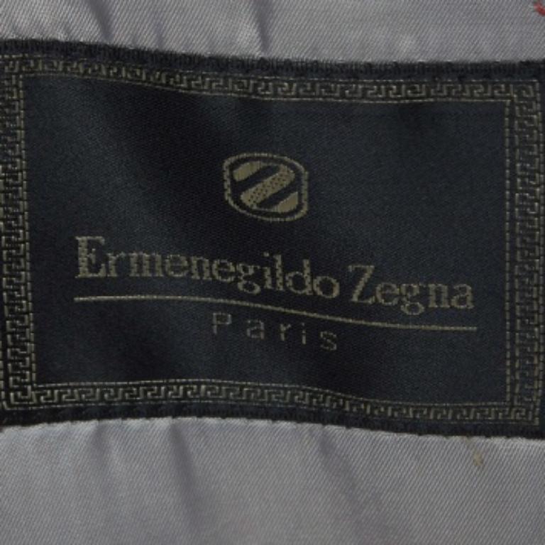Ermenegildo Zegna Blazer de lana a rayas con un solo pecho M Gris en venta