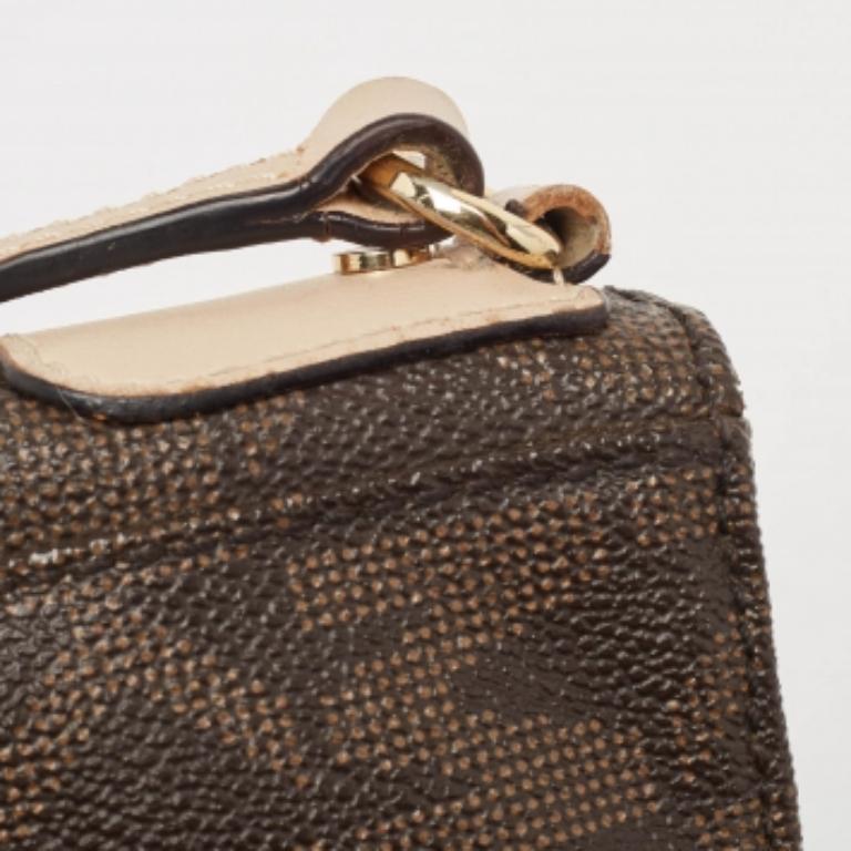 Michael Kors Signature Jet Set Reise-Messenger-Tasche aus beschichtetem Canvas und Leder Damen im Angebot