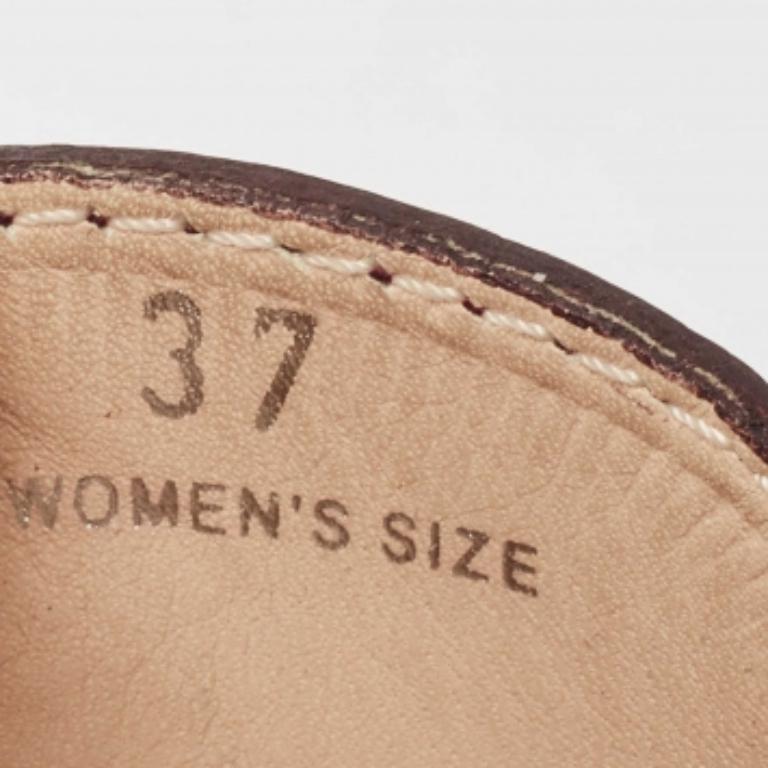 Tod's Mocassini a doppia T in lucertola goffrata borgogna misura 37 in vendita 4