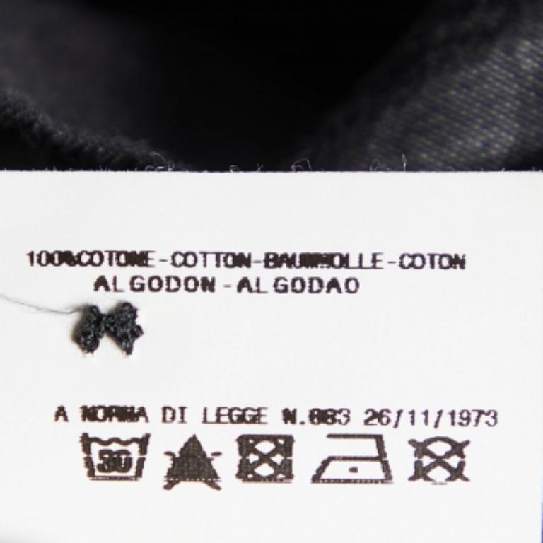 De los hombres Just Cavalli Camisa negra de algodón con botones L en venta