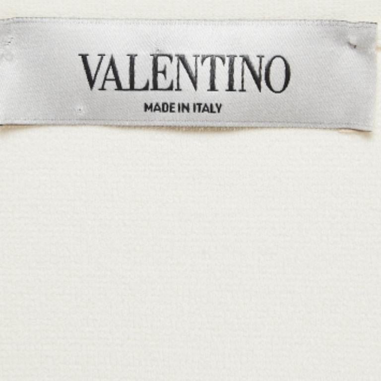Valentino Top oversize in maglia Off-White M. In condizioni buone in vendita a Dubai, Al Qouz 2