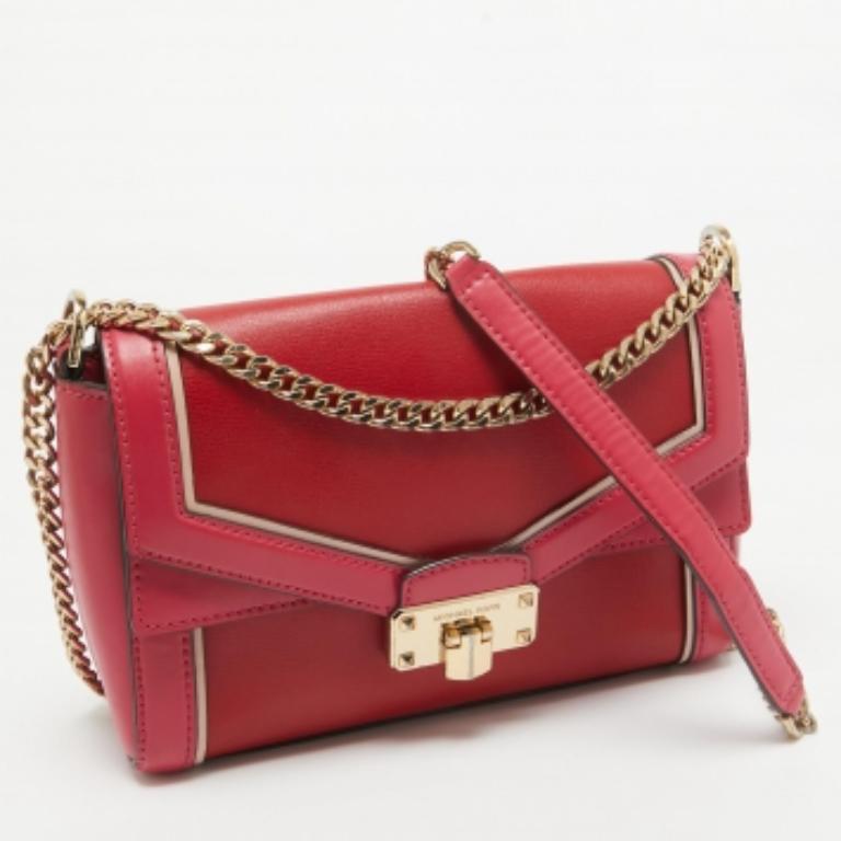 Rosa Michael Kors - Borsa in pelle rosa Kinsley con manico superiore in vendita