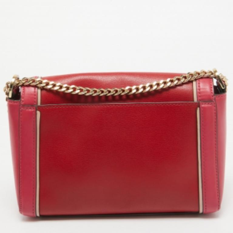 Michael Kors - Borsa in pelle rosa Kinsley con manico superiore In condizioni discrete in vendita a Dubai, Al Qouz 2