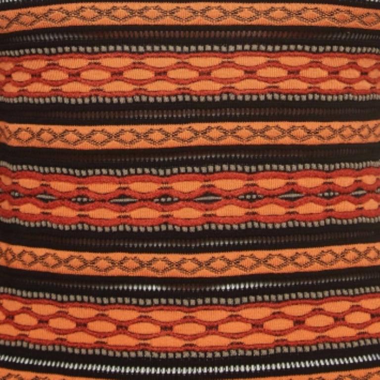 M Missoni - Top in maglia a fantasia arancione S.I.M. in vendita 3