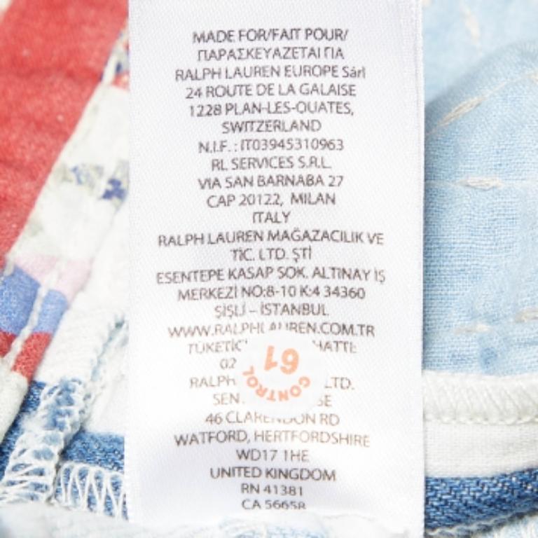 De las mujeres Polo Ralph Lauren Cazadora vaquera patchwork azul L en venta